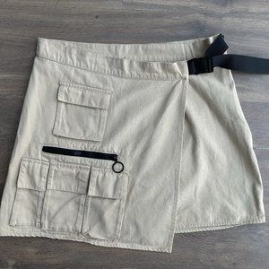Vintage Y2K Asymmetrical Cargo Skirt